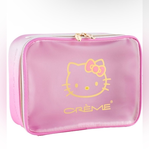 The Creme Shop Handbags - THE CREME SHOP x HELLO KITTY LARGE MAKEUP COSMETIC CASE  NWT